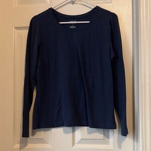Banana Republic Navy Long Sleeve Tee